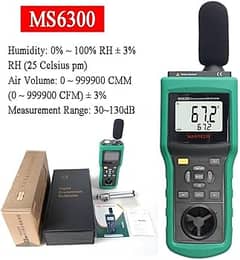 Mastech MS6300 Digital Multifunction Environment Tester In Pakistan