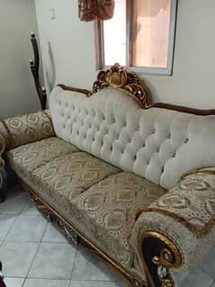 7 seater dico wooden sofa set