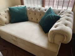 2 seater sofa, excellent condition with bright colours