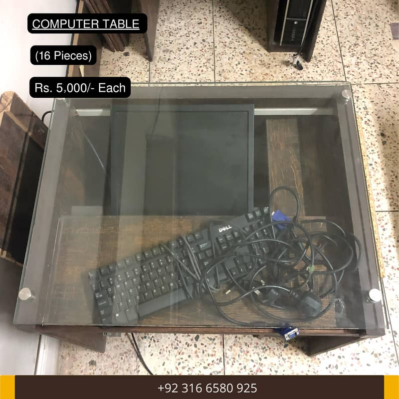 Computer Tables | Exellent Condition | 16 Pieces Available 1