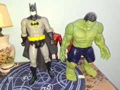 Batman Hulk Ironman Mr Incredible Human Torch Action Figures