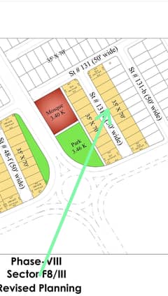 F-3 10 Marla Open Transfer Top Heighted Location In Street No 131-A Plot No 22-E Solid Land