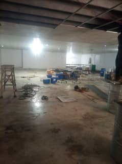 1 Kanal Warehouse for Rent in Quaid-e-Azam Industrial Estate Good Location with 100 KVA load