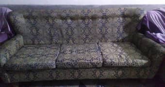 wooden sofa