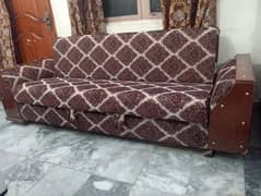 Wooden Sofa come bed
