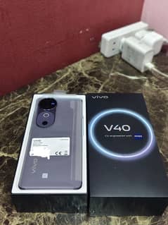 Vivo v40 12gb256gb purple color full box 10/10 Condition only sale