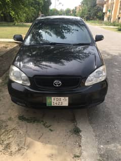 Toyota Corolla 2007 black color