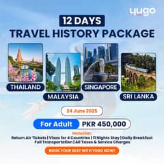 12 Days Travel History Package | Thailand, Malaysia, Singapore S. Lanka