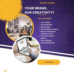 Graphic Designer logo , business cards, invitation cards