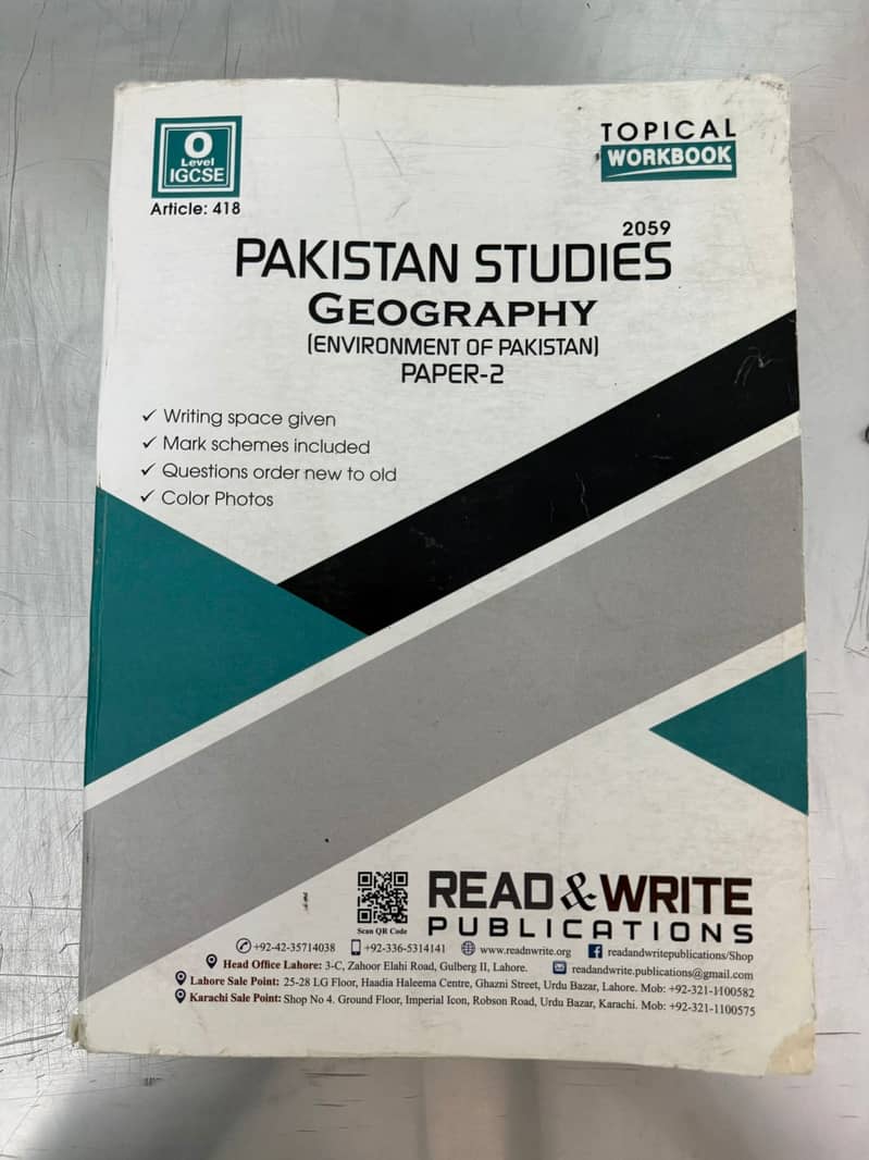 Complete Cambridge O Level and A Level Textbooks available 19