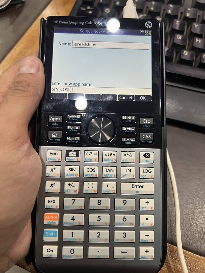 HP prime graphing calculator 1