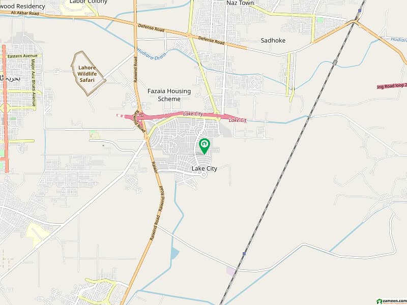 LAKE CITY MAIN BLVD 1 KANAL COMMERCAIL PLOT FOR SALE VIP INVESTMENT IN LAKE CITY IN COMMERCAIL RENTAL VALUE 20 LAC AROUND 0