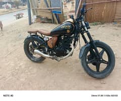 SUZUKI 150 Converted To Cafe Racer