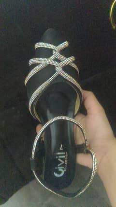 Black stylish Women's Heels