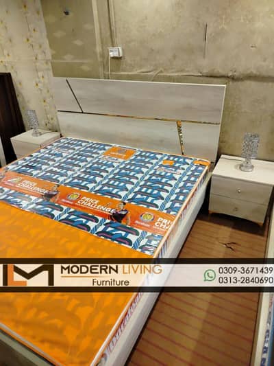 King Bed With 2 side tables Best Quality In Your Choice Colours