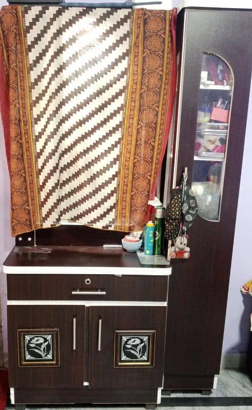 Bed side table set with  4 safe and dressing 2