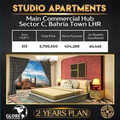 LUXURIOUS STUDIO APARTMENT IN BAHRIA TOWN LAHORE