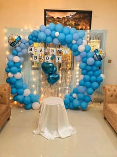 Balloon Arch and balloon decorations