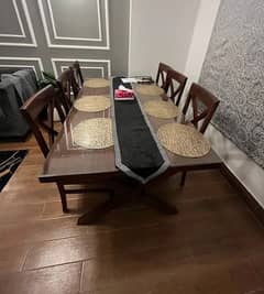 6 seater sheesham dining table rarely used