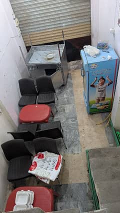 chairs and tables
