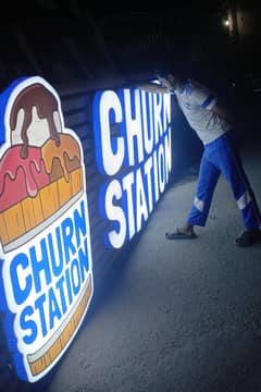 LED 3D ,Backlight Sign Board