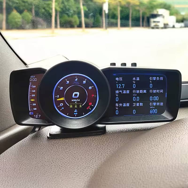 Newest A600  heads up display OBD2+GPS multipurpose gauge+turbo boost 1