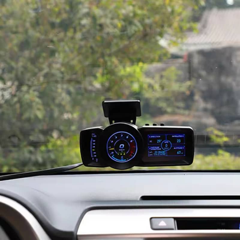 Newest A600  heads up display OBD2+GPS multipurpose gauge+turbo boost 3