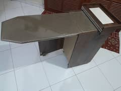 Wooden Iron Stand