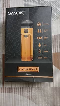 Smok Nord 4 brown leather skin