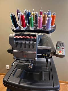 Embroidery sample machine