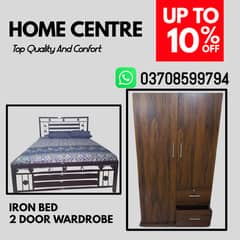 Iron bed/ bed set/ single bed/ bed room/ furniture/2 Door Wardrobe for