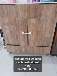wooden cupboard (almost New)