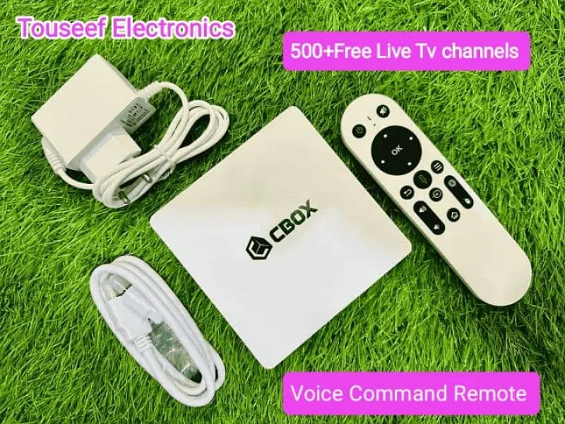 C2000 Android tv box with voice remote And Smart control 1