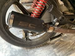 Sc project with full pipe for YBR cg125 or cb125f