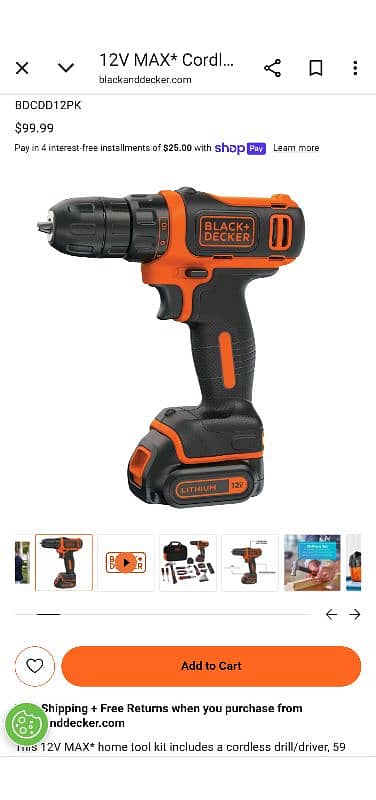 Black & Dagger drill machine worth 150 doller but you can take 16000 2