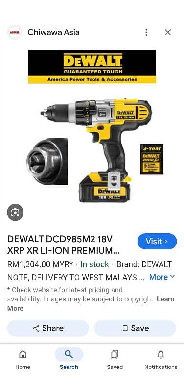 Black & Dagger drill machine worth 150 doller but you can take 16000 3