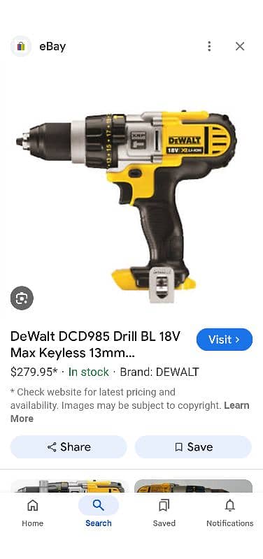 Black & Dagger drill machine worth 150 doller but you can take 16000 4