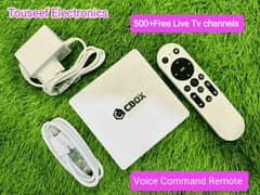 C2000 Android tv box with voice remote And Smart control