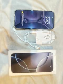 Iphone. 16 pro max TDRA  model. FU