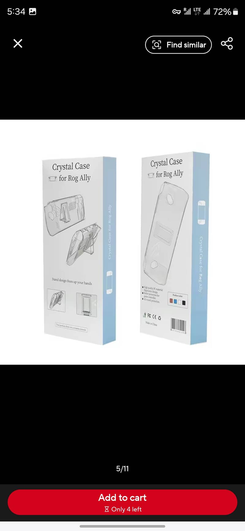 ROG Ally 2023 Hard Shell Case and Screen Protector 2