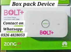 "Box Pack"zong jazz telenor ufone 4g internet device wingle03264828053