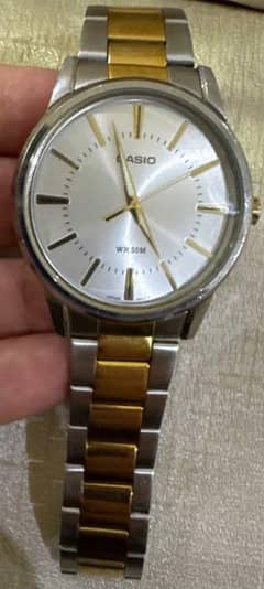 Casio Watch Two-tone Stainless Steel