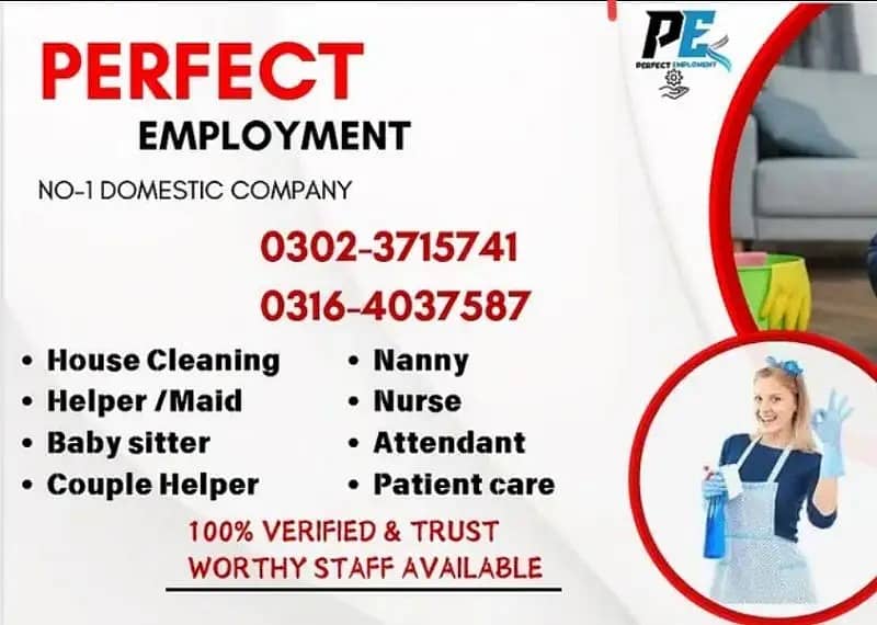 Nursing Staff, Care Taker, Patient Attendant, Nanny, Maid Helpers 4