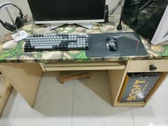 Pure Solid Lasani wood gaming + work table