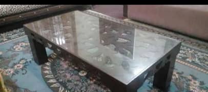 Very beautiful heavy carved center table03335138001