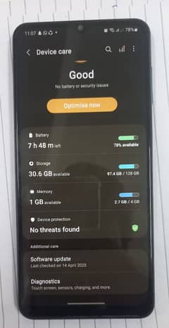 Samsung galaxy A12 mobile for sell condition use