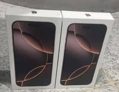 iPhone 16 Pro max 256gb Non PTA Box Pack