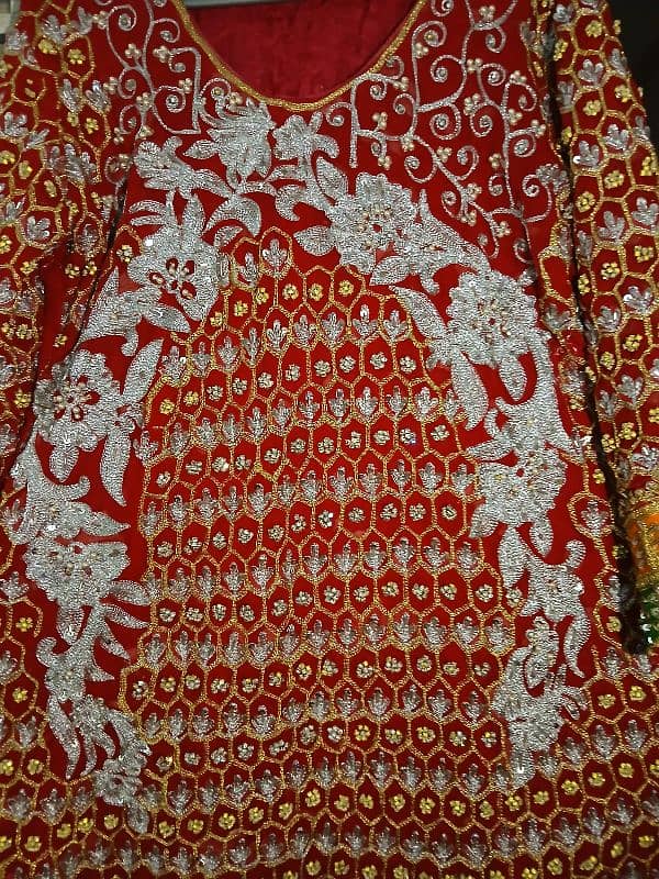 Red frock with dupata 2