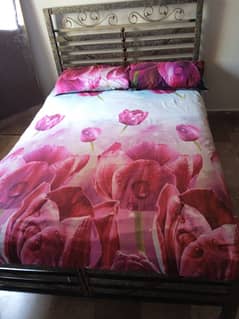 Single iron bed