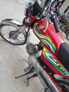 Honda CD 70cc 2023 04 month Karachi number